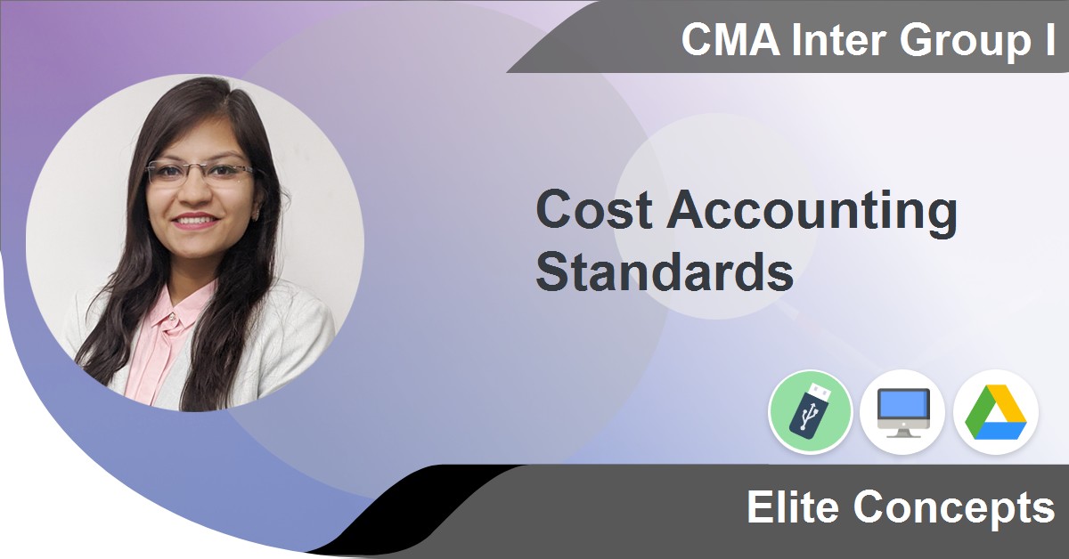 Cma Inter Cost Accounting Standards Online Video Lectures By Ca