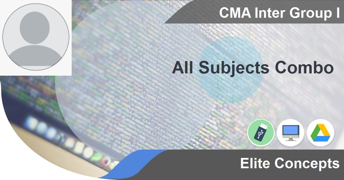 Cma Inter All Subjects Combo Group I Online Video Lectures By Ca Raj K