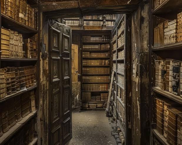 An Ancient Library in Rome