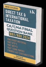 CA/CMA FINAL NEW COURSE DT QUESTION BANK