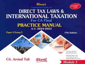 DIRECT TAX LAWS & INTERNATIONAL TAXATION For CA Final - Module 5