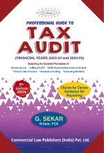 Professional Guide to Tax Audit