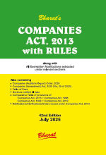 COMPANIES ACT, 2013 with RULES (Pocket Editions)