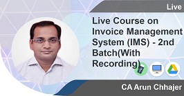 Professional -Live Course on Invoice Management System (IMS) - 2nd Batch(With Recording)