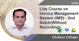 Live Course on Invoice Management System (IMS) - 2nd Batch(Without Recording)