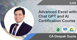 Advanced Excel with Chat GPT and AI Certification Course