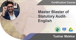 Master Blaster of Statutory Audit- English