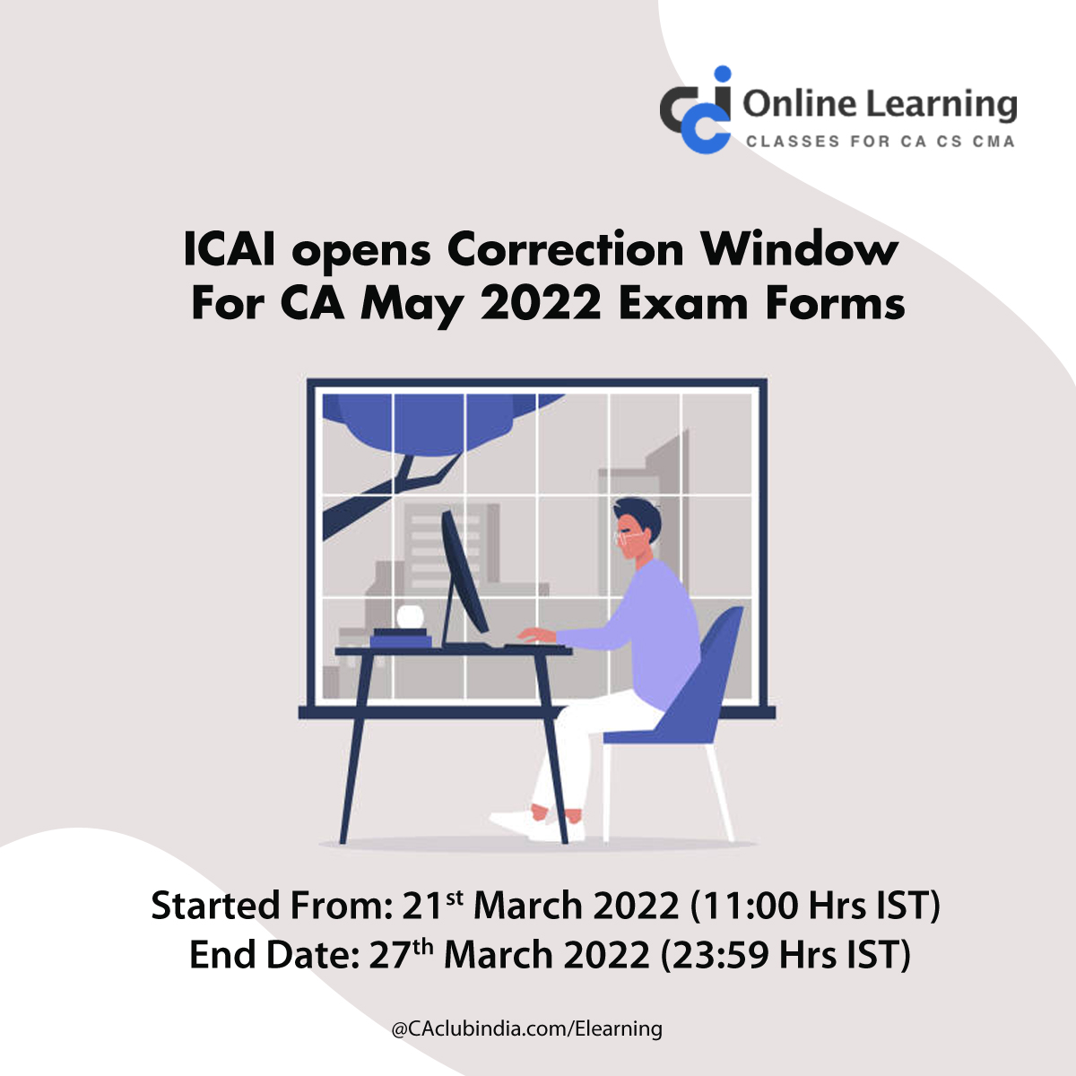 ICAI Correction Window May 2022