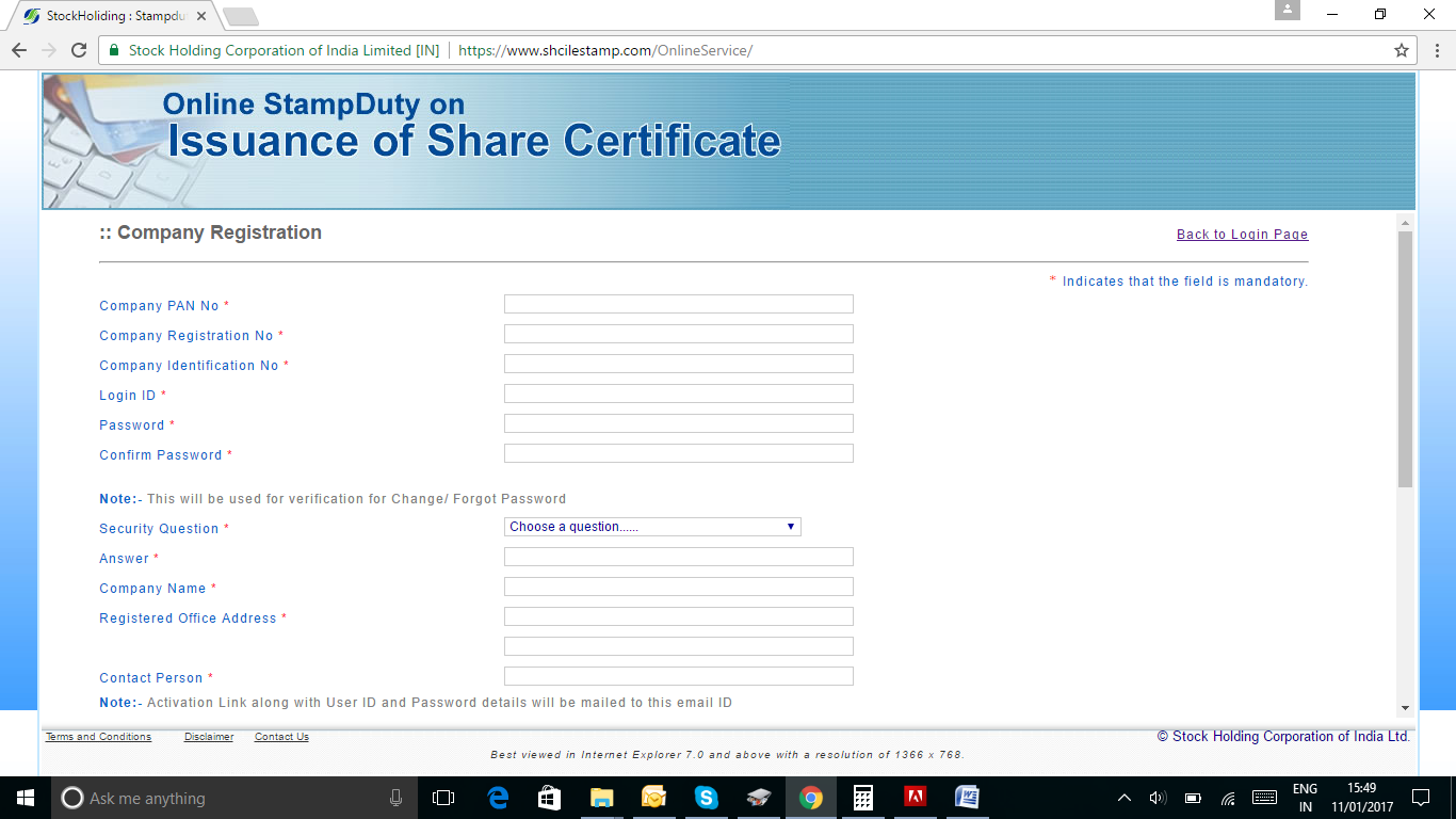 How To Pay Stamp Duty Online SHCIL