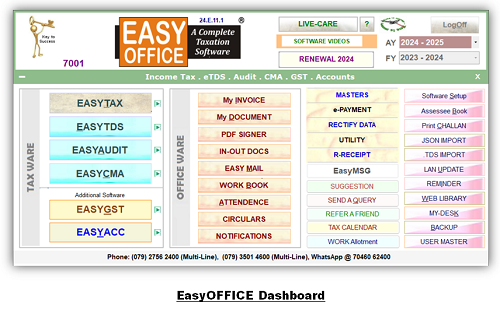 EasyOffice Dashboard