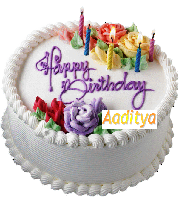 ❤️ Happy Birthday Cake for Girls For Aditya Bhai
