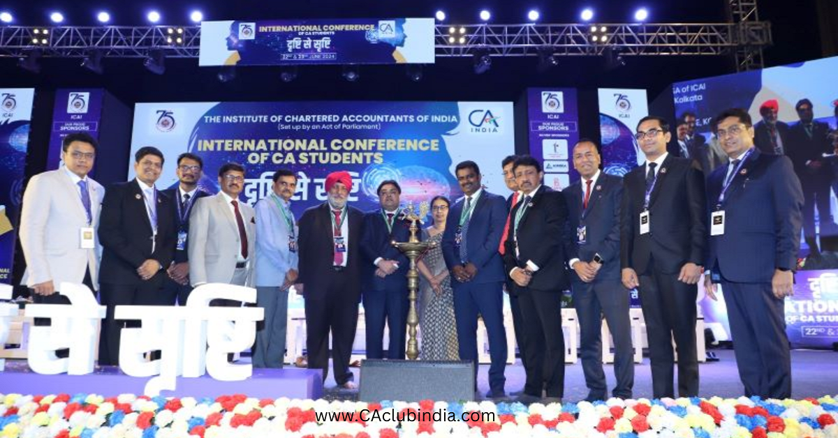 ICAI: International Conference of CA Students in Kolkata Breaks Record with Over 3,600 Participants