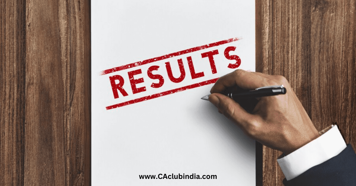 CA Final Nov 2024 Results likely to be declared on 26th Dec