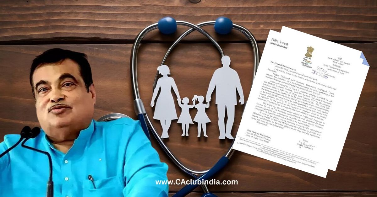 Nitin Gadkari Urges FM Nirmala Sitharaman to Withdraw GST on Life and Medical Insurance Premiums