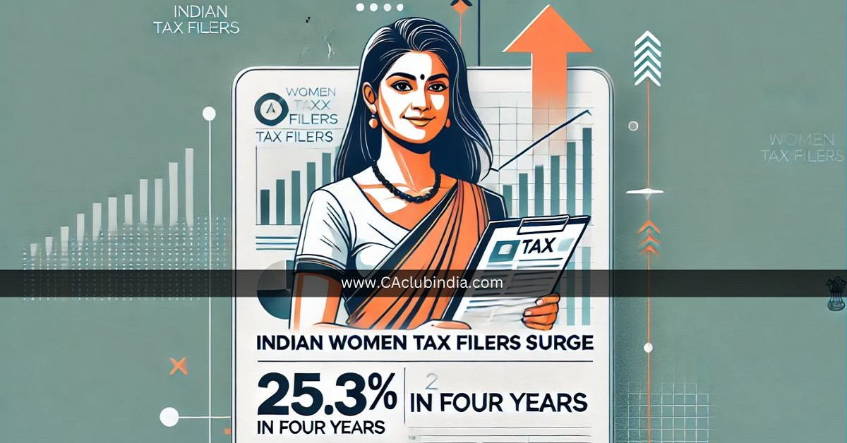 Women Tax Filers Surge by 25.3  In Four Years