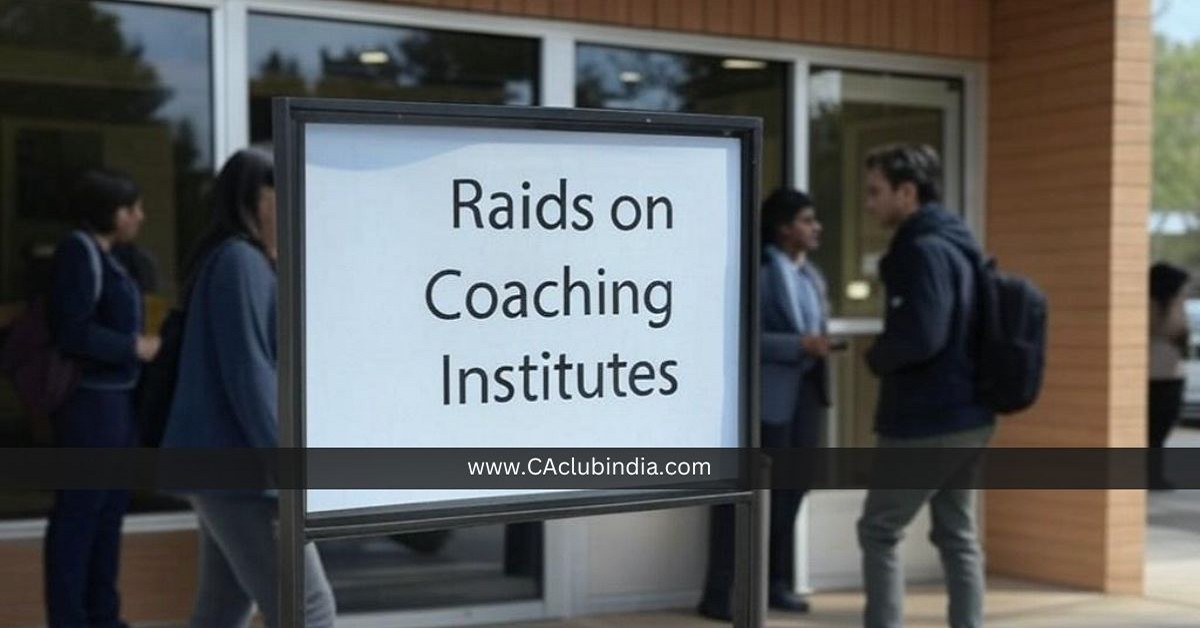 Gujarat SGST Department Uncovers Rs 11.33 Crore Liability in Raids on Coaching Institutes