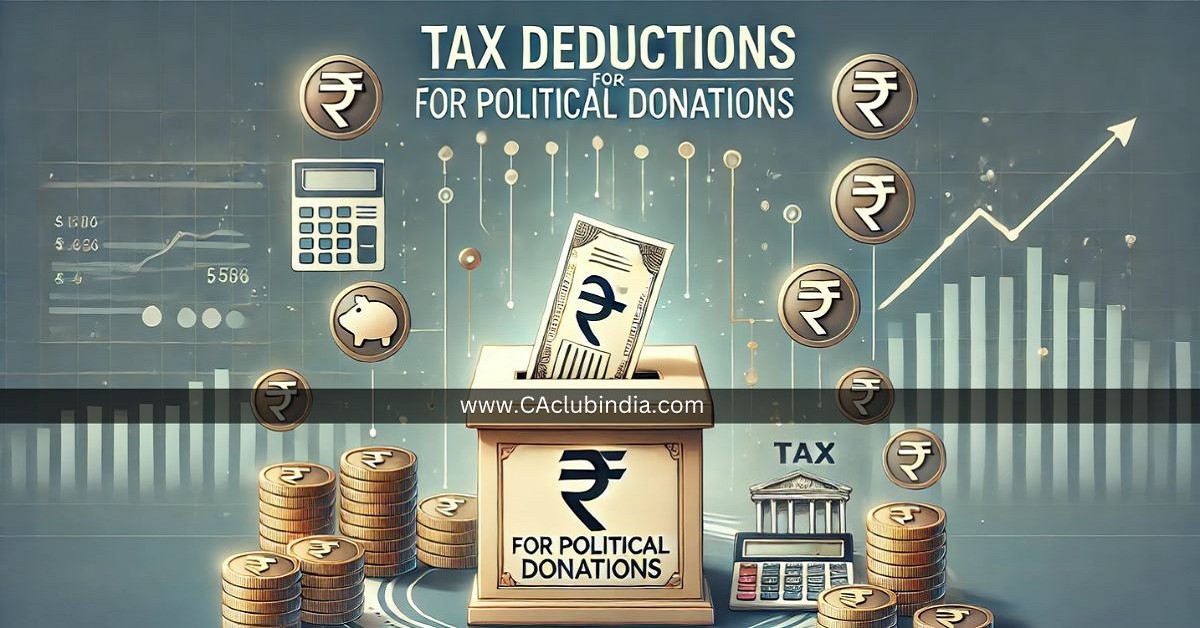 Tax Deductions for Political Donations: Individual Taxpayers Outpace Corporates