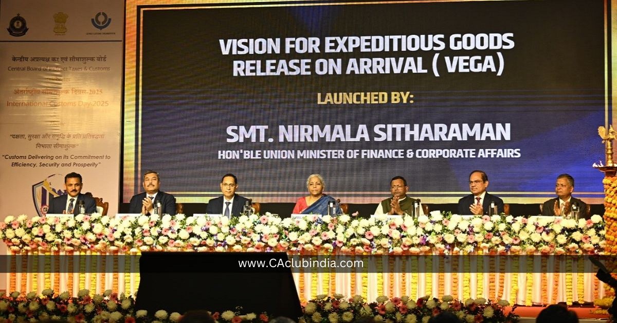 FM Nirmala Sitharaman Applauds Indian Customs Role in Economic Growth and Trade Facilitation