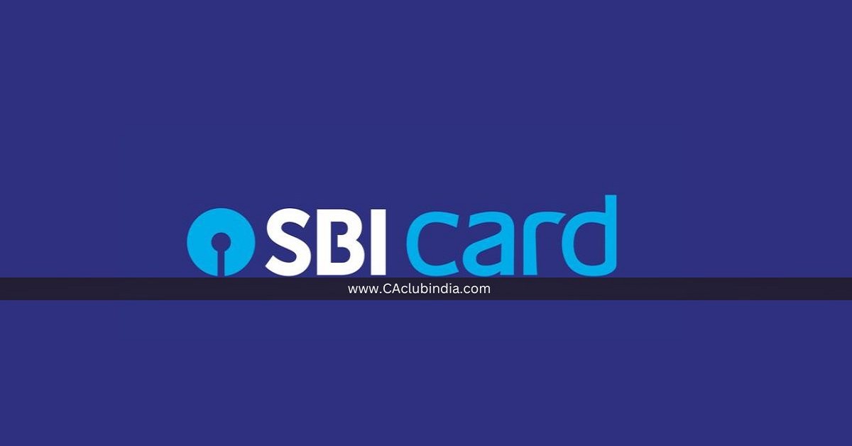 SBI Cards Receives GST Show Cause Notice for Rs 81.93 Crore ITC Disallowance SBI Cards Receives GST Show Cause Notice for Rs 81.93 Crore ITC Disallowance