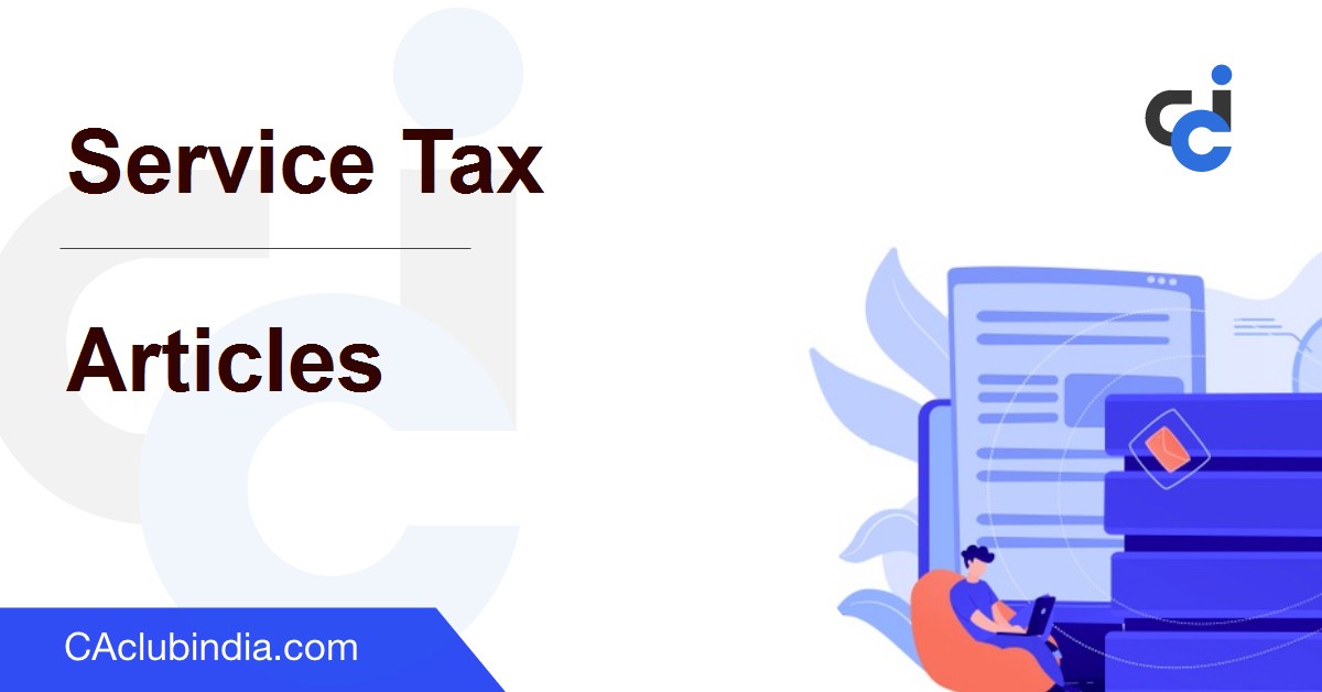 Job Work Definition Under Service Tax