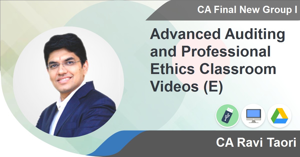 CA Final New Audit Advanced Auditing and Professional Ethics Classroom ...