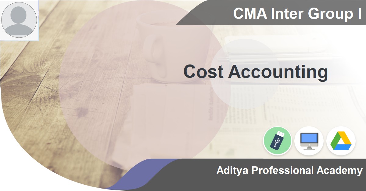 CMA Inter Cost Accounting Online Video Lectures by Prof. Pranali Arekar ...