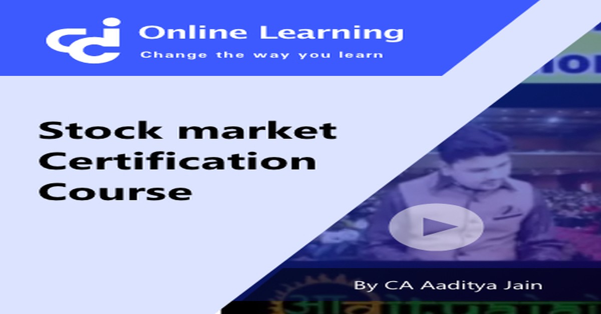 Online Certification Course On Stock Market For Beginners