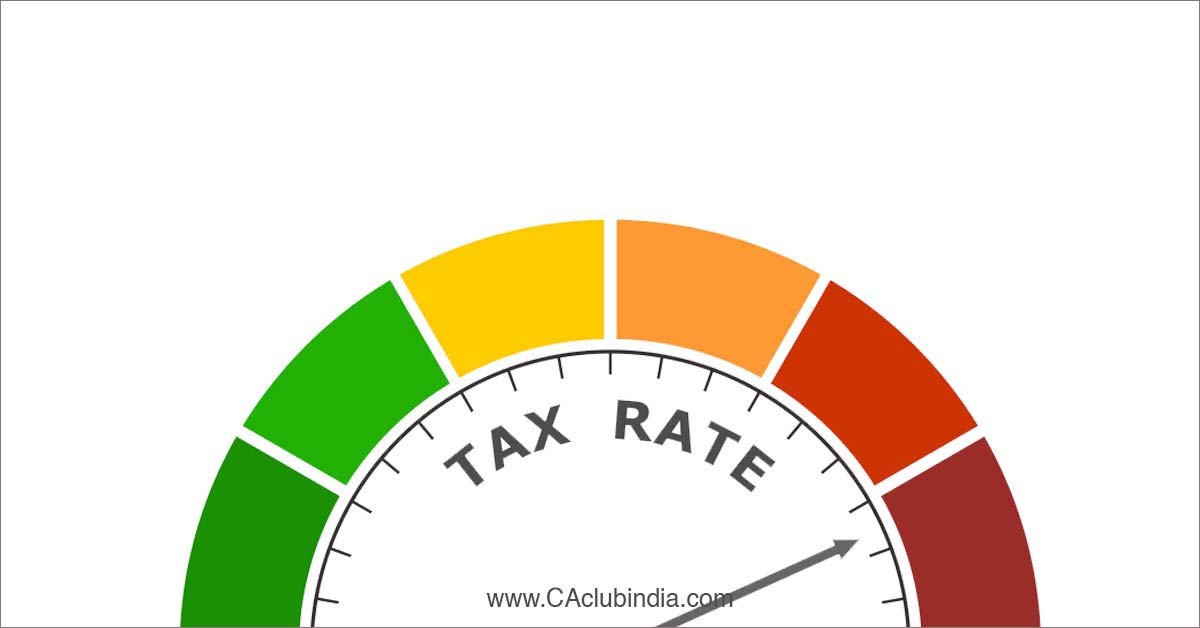 Corporate Tax rate for FY 2021-22