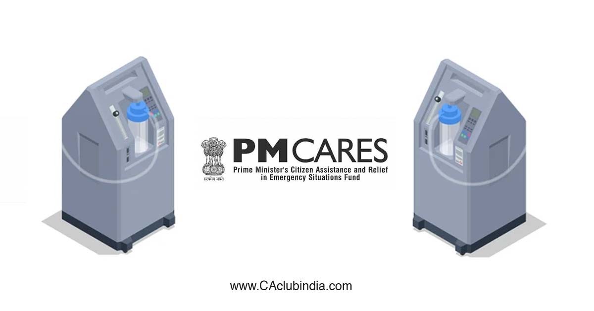 PM CARES to fund 1 lakh portable oxygen concentrators