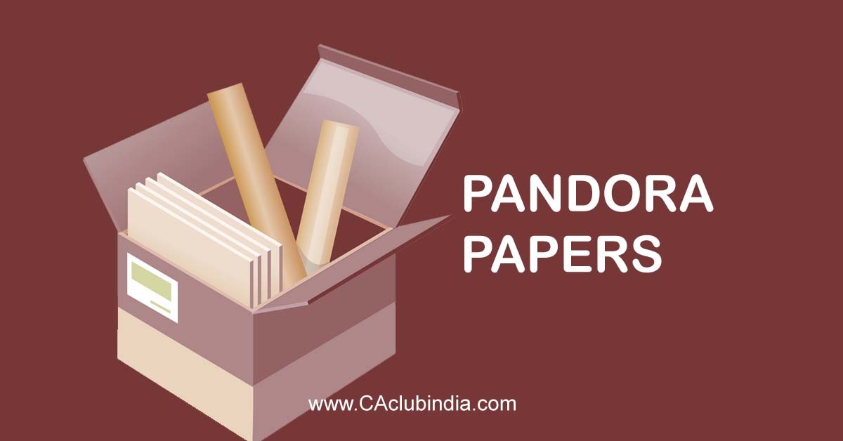 Government takes note of the data trove in the Pandora Papers leak