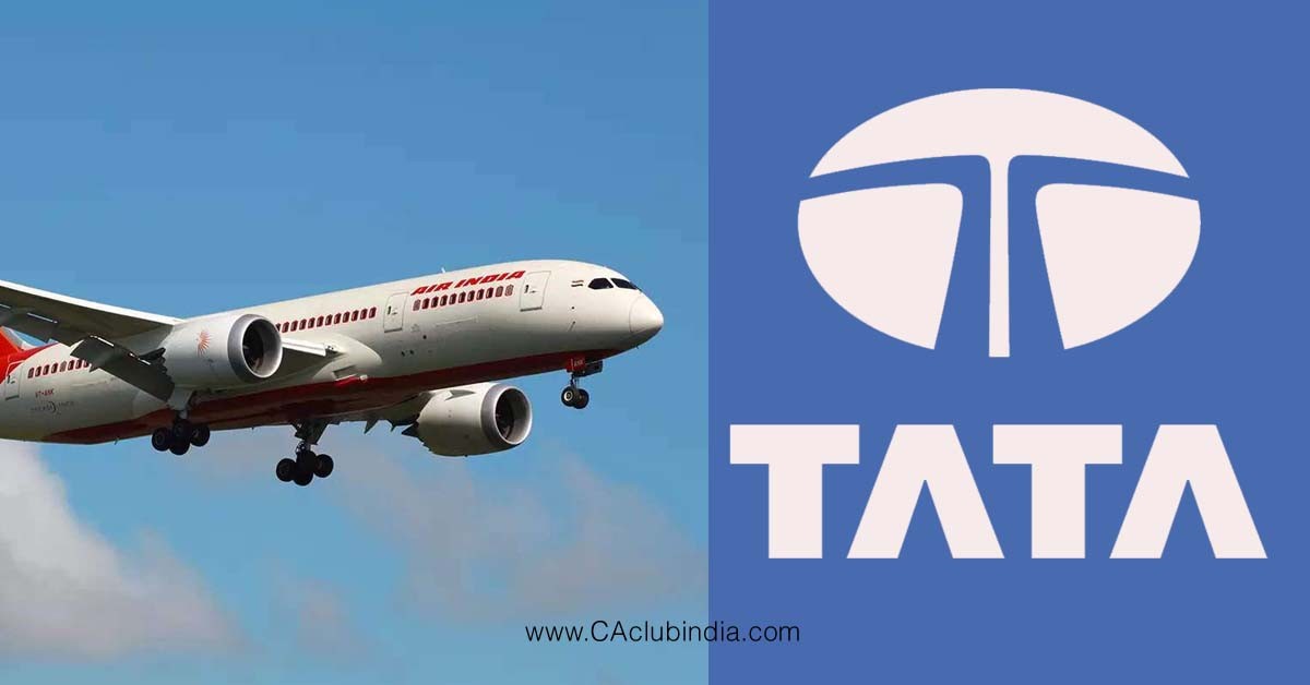 Air India handed over to Tata Group today