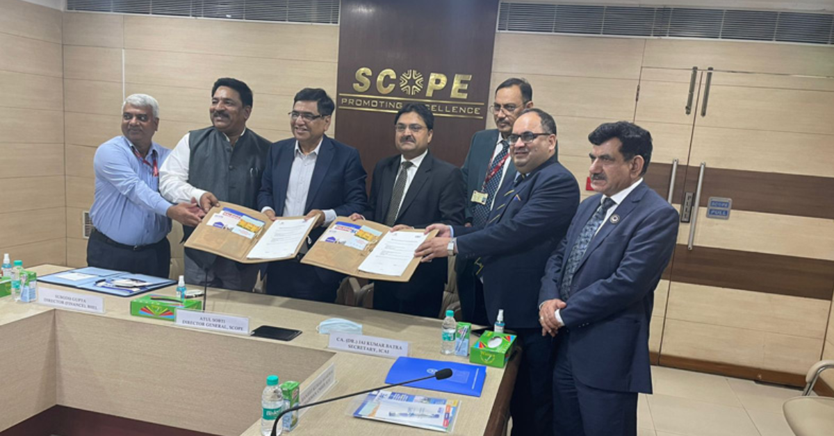 ICAI and SCOPE sign MOU for mutual cooperation
