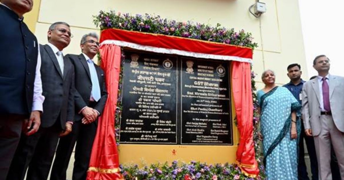 FM Nirmala Sitharaman inaugurates GST Bhawan at Agartala