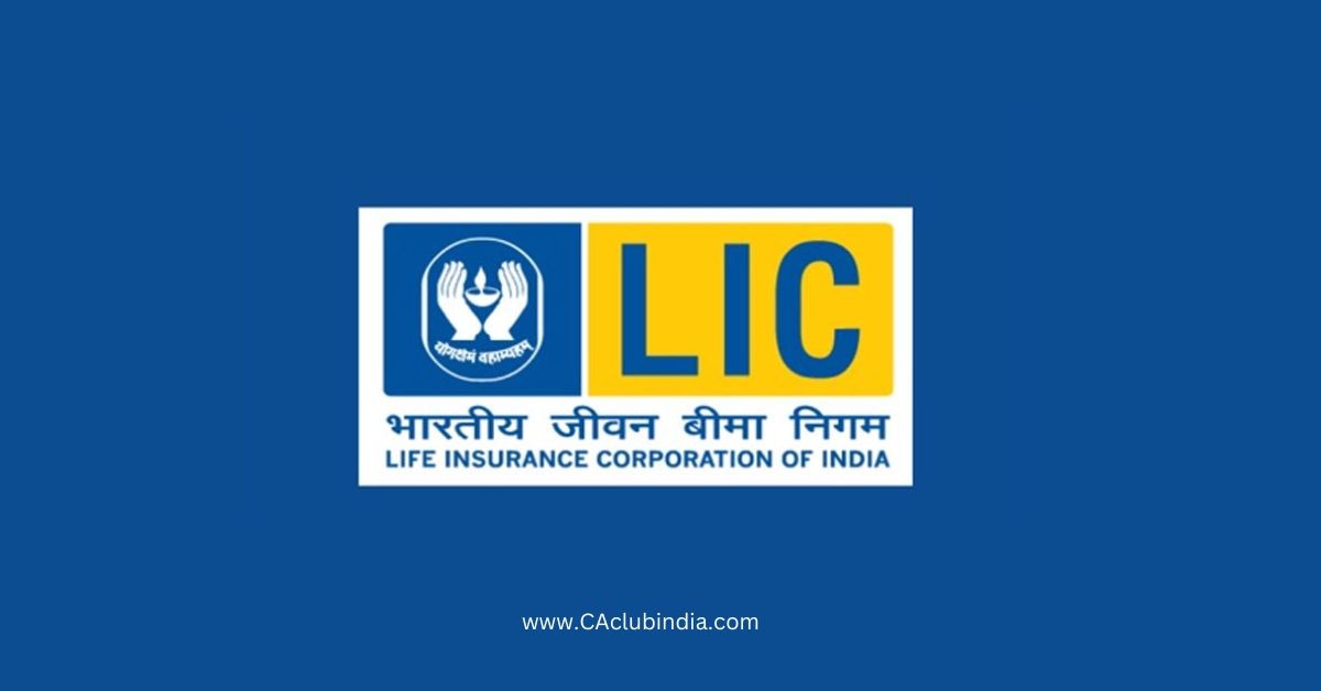 LIC Receives Rs 806 Crore GST Notice