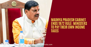 Madhya Pradesh Cabinet Ends 1972 Rule: Ministers to Pay Their Own Income Taxes