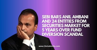 SEBI Bars Anil Ambani and 24 Entities from Securities Market for 5 Years over Fund Diversion Scandal