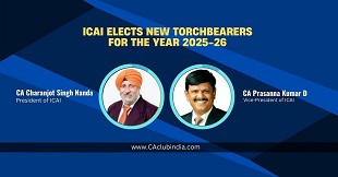 ICAI elects New Torchbearers for the year 2025-26