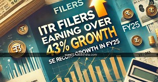 ITR Filers Earning Over Rs 1 Crore See Record 43% Growth in FY25