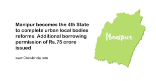 Manipur becomes the 4th State to complete urban local bodies reforms