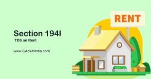Section 194I | TDS on Rent