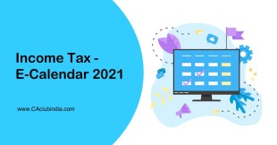 Income Tax - E-Calendar 2021