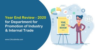 Year End Review - 2020 for Department for Promotion of Industry & Internal Trade