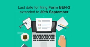 Last date for filing Form BEN-2 extended to 30th September 