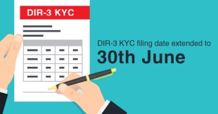 DIR-3 KYC filing date extended to 30th June